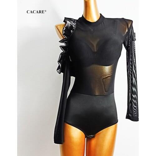 Leotard Women Bodysuit for Ballroom Dance Competition Dresses Waltz Latin Tango Dresses Standard Flamenco Costume Body D0817