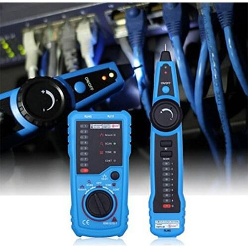 FWT11 RJ45 RJ11 Cat 5 CAT6 Network Tool Cable Telephone Line Finder Network LAN TV Cable Wire Line Finder Tracker
