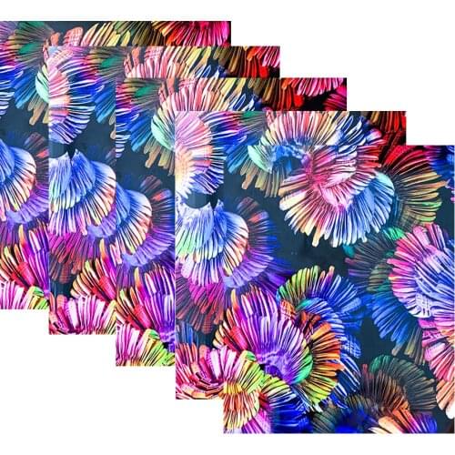 30cm Width Fireworks Heat Transfer Vinyl Hot Press Cutting Iron on HTV Printing film T-shirt Garment Craft Decor DIY