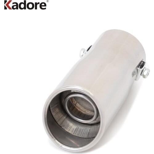 For Nissan Tiida Versa 2012 2013 2014 2015 Stainless Steel Car Exhaust Muffler Tip Tail Silencer Styling Exterior Accessories