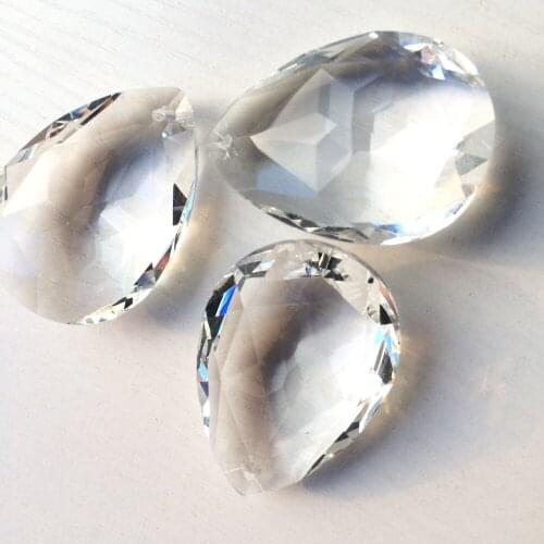 Top Quality 144pcs/lot 50mm Clear Crystal Chandelier Parts Glass Beads Curtain Accessories,suncatcher Lighting Hanging Pendants