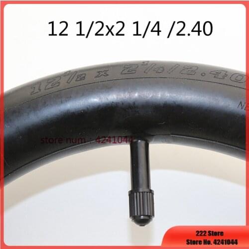 12 1/2 2 1/4/2.40 Right Angle Valve Stem Inner Tube fits 12'' gas and electric scooters e-Bike Mini Mini dirt bike