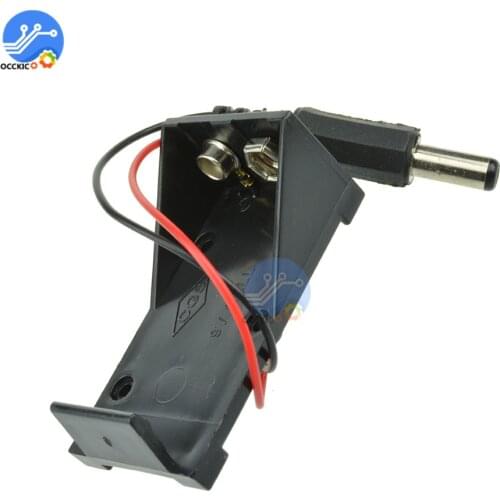 2018 Hot New 9V Battery Holder Box Case Wire with Plug 5.5*2.1mm for Arduino AU