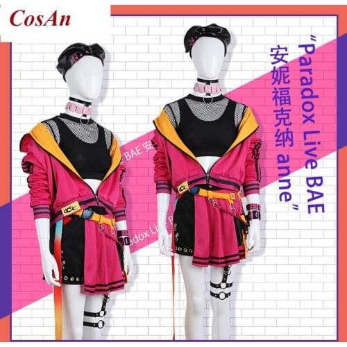 Anime Paradox Live Anne Faulkner Cosplay Costume The High Quality Fashion Street Style Uniform Daily Wear Or Role Play Clothing