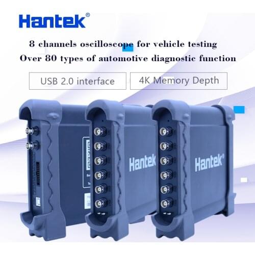 Hantek 8 Channels Automotive Oscilloscope with 80 type Ignition/Sensor/Bus detection/Performe/Starter function 1008B 1008C