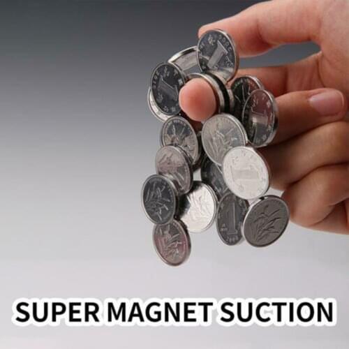 Hot Selling Black Circle Magnetic Ring Suspension Ring Magic Props Floating Ring Magic Toys