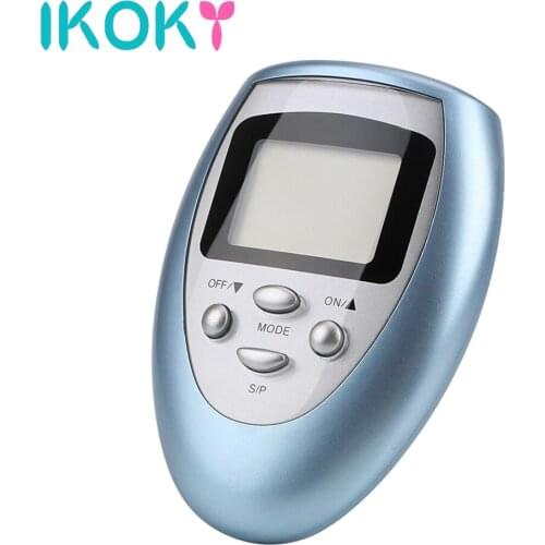 IKOKY Electric Shock Power Box Electro Stimulation Electric Output Host Therapy Massager Accessory Sex Toys for Couple