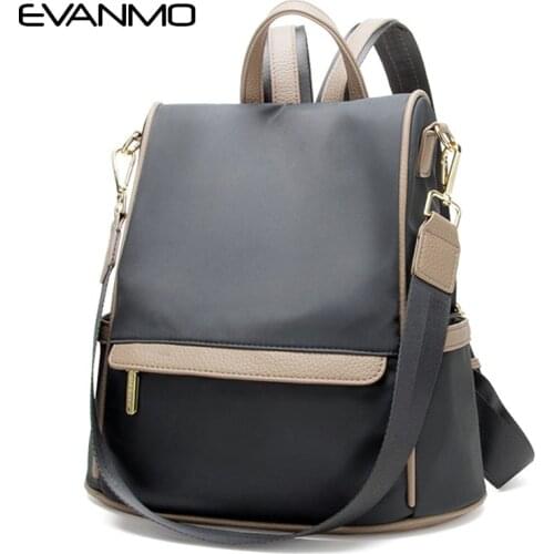 EVANMO Women's Textile Backpacks