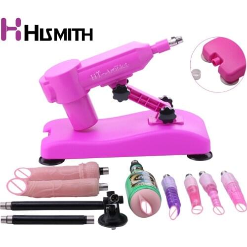 Hismith Water Injection Sex Machine with Free 6 Dildos Masturbation Cup Extension Rod Suction Cup Dropshipping AU EU US UK Plug