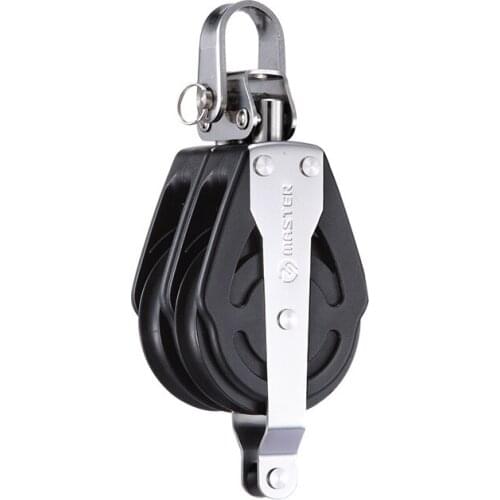 Marine Boat Yacht Sailboat Dinghy 57mm 2 1/4 Inch Deluxe Double Becket Block Small Boat Block Master SPB-5704F