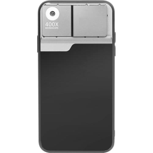 400X Microscope Phone Lens Case Kit for iphone 12 Pro MAX 11 pro max Bulit-in Light Lens Tinyscope Kit Tipscope