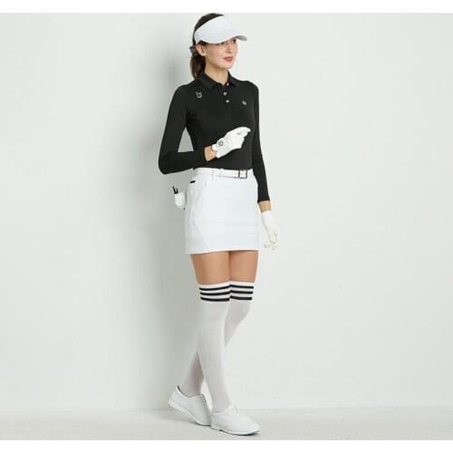 The new golf thickened womens skirt slim slimming autumn and winter pleated skirt outdoor sports comfortable and breathable