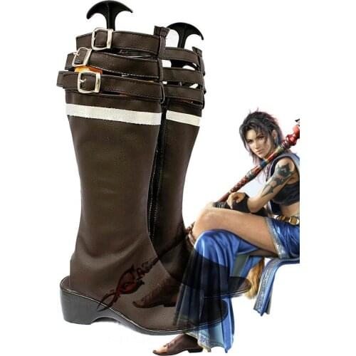 Final Fantasy XIII FF13 Oerba Yun Fang Cosplay Shoes Boots Custom Made