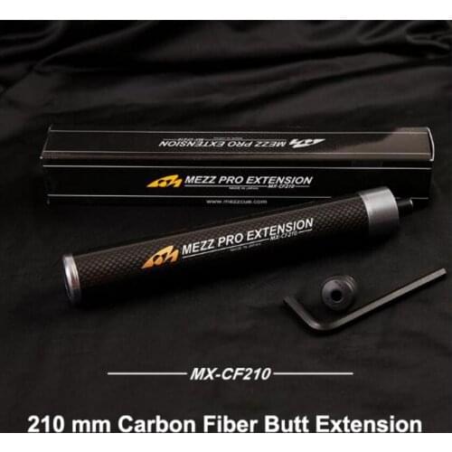 Original MEZZ Pool Cue Extension Pool Kit EXC Billiard Cue Extension Carbon Fiber Billiard Supplies 70 Gram MEZZ Cue Extension