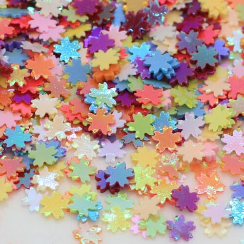 Cherry Blossoms Shape Iridescent Glitter 4MM Size For Nail Glitter Nail Art Decoration Makeup Facepaint DIY Decor