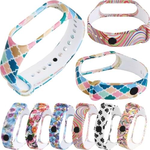 For Xiaomi Mi Band 3 Watch Band Watchbands Silicone Bracelet Strap Wristband Watch Wrist Band Replacement