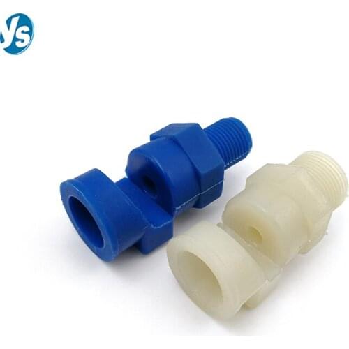Polyurethane plastic wide angle fan spray nozzle, fire extinguishing nozzle large area spray cooling nozzle