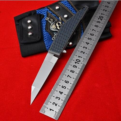 M390 Folding Knife Carbon Fiber Handle Top Quality Military Knives Hunting Survival Camping Tools Self Defense EDC Pocket Knife