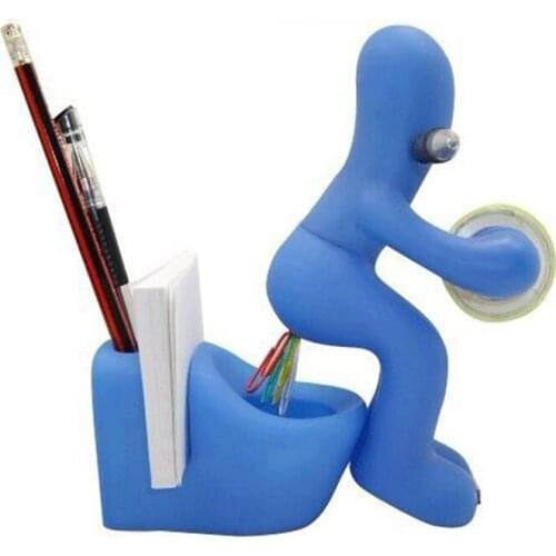 Funny Tape Dispenser Figurines & Miniatures for Office Practicial Stationery Crafts Ornaments Creative Office Home Decor