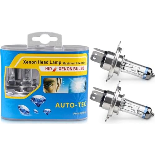 1pair/2pcs H4 12V 60/55W P43T Halogen Headlights 4300k High/Low Beam h4 Car Halogen Bulb Head Light For BMW For Audi