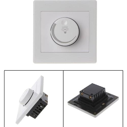 1PC 220V Light Dimmer Switch Adjustable Brightness Controller For Filament Lamp