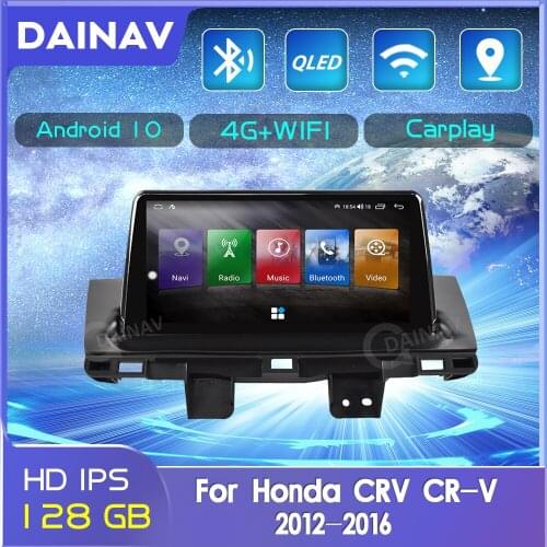 128GB 2 Din Stereo Receiver Car GPS Navigation Multimedia DVD player For Honda CRV CR-V 2012-2016 Car Audio Radio Stereo