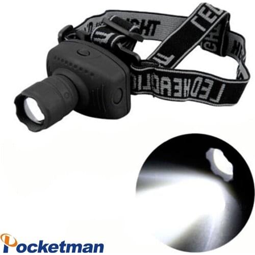 1800 Lumens LED Headlight Powerful Flashlight Frontal Lantern Zoomable Headlamp Torch Light To Bike For Camping Hunting Fishing