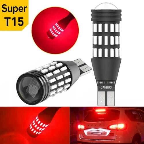 2x T15 LED W16W 912 Canbus No Error Car Auto Back Up Reverse Signal Light For Toyota RAV4 2018 CH-R CHR 2019 Corolla Camry Yaris