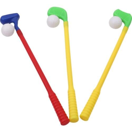 3 Golf Clubs 3 Golf Balls Toy Mini Golf Game Hot Sale Children Kids Golf Club Toys Sports For Baby Grasping Ability Developing
