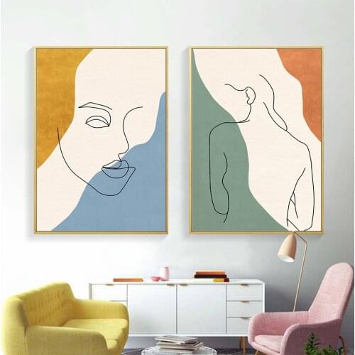 Abstract Night Nursery Canvas Painting Wall Art Muslim Pictures Poster Print Living Room Home Decor