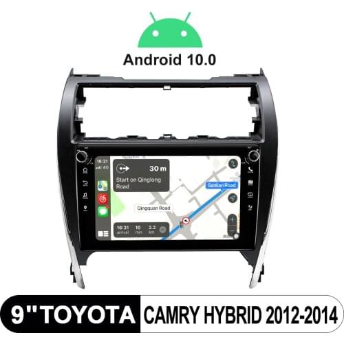 9” Car Radio 1din Android Head Unit Car Multimedia Video Player Automotive Sound Stereo GPS 4G For Toyota Camry Hybrid 2012-2014