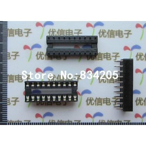 Free shipping 96PCS/LOT 20PIN 20P DIP IC socket Chip base connector