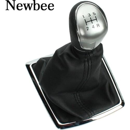 Newbee 5 / 6 Speed Car Gear Shift Knob Collar Gaiter Lever Shifter Boot Cover Case For Ford Focus 2005 2006 2007 2008 2010-2012