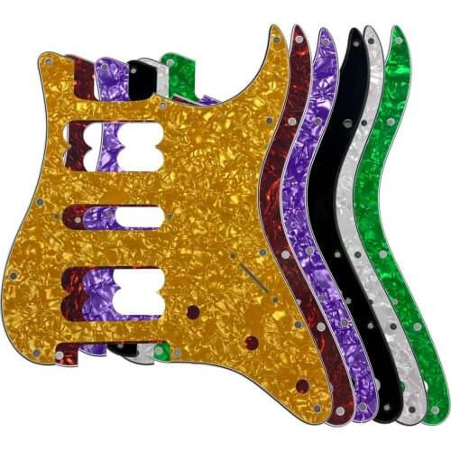 Pleroo Custom Guitar Parts - For 72' 11 Screw Hole Standard St HSH PLAYER SERIES PICKUPS Guitar pickguard Scratch Plate