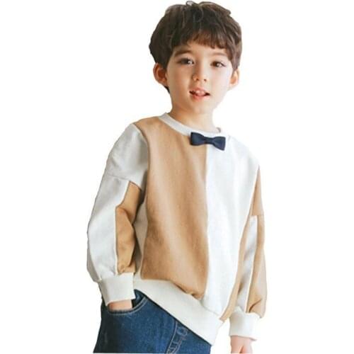 Knitted Sweaters For Kids Boy Children Spring Casual Cotton Wool Solid Long Sleeve Outwear Toddler Baby Warm Fashion Top Clothes
