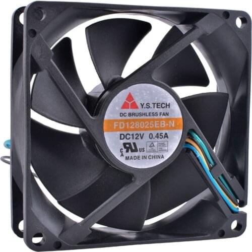 COOLING REVOLUTION FD128025EB-N 8cm 8025 80mm fan 12V 0.45A