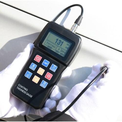 New Original Digital Electronic Dry Film Paint Coating Thickness Gauge Backlight Car Paint Tester Thickness Coating Meter