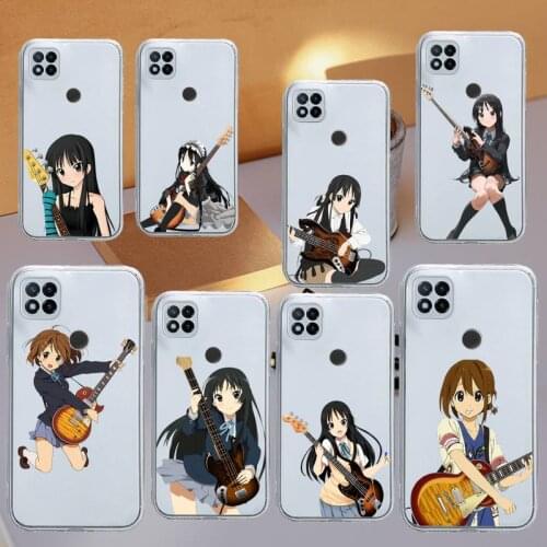K on! Hirasawa Yui anime Phone Case Transparent for Xiaomi redmi note 8 9 10 11 t lite pro ultra mix 4 k40