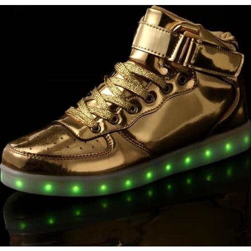 STRONGSHEN 25-45 Size/USB Charging Basket Led Children Shoes With Light Up Kids Casual Boys&Girls Luminous Sneakers Glowing Shoe