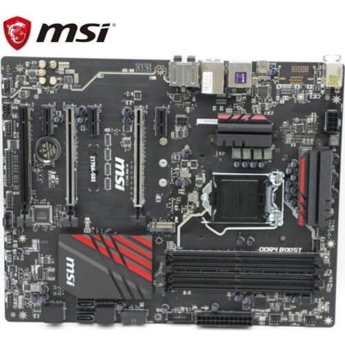 Used desktop motherboard original motherboard for MSI Z170A-S02 LGA 1151 DDR4 I3 I5 I7 USB2.0 USB3.0 USB3.1 64GB
