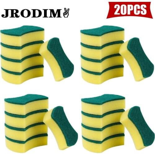 Reusable Cleaning Brush Sponges Magic Sponges Eraser Sponge Cleaner Pot Brush for Kitchen Bathroom Cleaning Tools