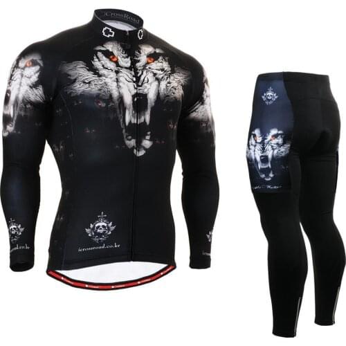 Men Cycling Sets Cycling suit Sportswear Long Sleeve Jersey long pants Clothing Set MTB Mountain Bike Clothes Maillot Ciclismo