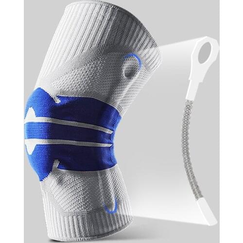 Kyncilo Bicycle riding patella knee protector 1 pack knitted thick warmth mountain bike riding knee protector silicone ring