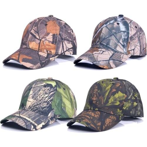 2019 New Camo Baseball Cap Men Outdoor Hunting Camouflage Jungle Hat Tactical Hiking Casquette Hats