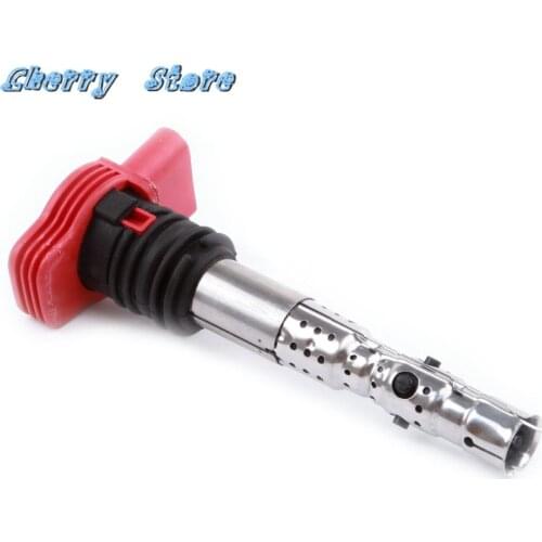 NEW UF-483 Red Ignition Coils For VW Volkswagen Jetta MK4 Bora Golf MK4 Passat B5 Audi A4 A4 Quattro A6 A6 Quattro 06C905115M