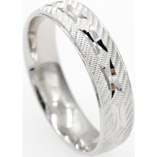 925 Sterling Silver Couple Ring for Lovers Geometric Rough Surface Elegant Wedding Band Jewelry for Men Women Gift