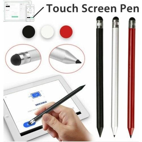 Plastic nostalgic round rubber head pencil. Capacitor pen. IPAD handwriting. Touch the pen. pencil stylus