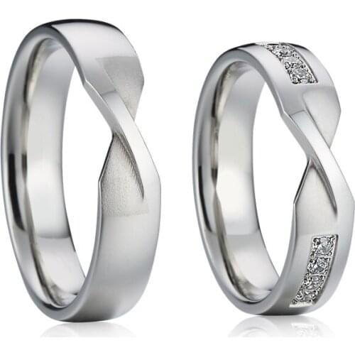 Custom Designer alliance wedding band couple rings jewelry stainless steel OSPV1832 (90)