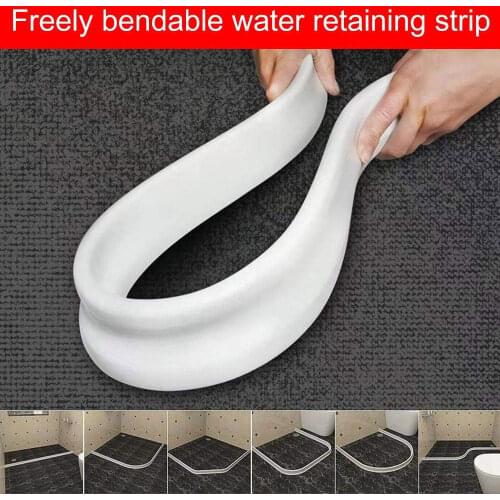 Bathroom Water Stopper Flood Barrier Rubber Dam Silicon Water Blocker Dry and Wet Separation Home Improve Dropshiping