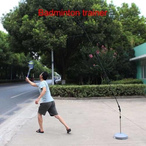 Badminton Self-study Trainer Racket Robot Training Tool Professional Badminton Training Stringing Fast Automatic Rebound Machine